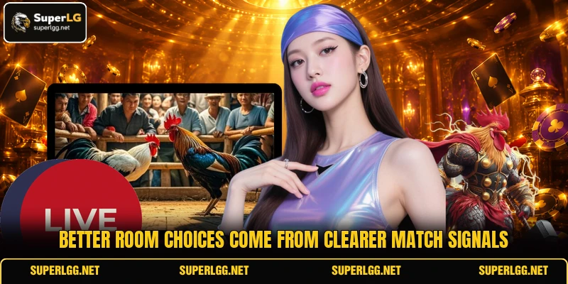 Better room choices come from clearer match signals Better room choices come from clearer match signals