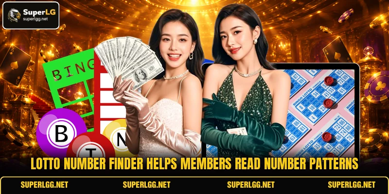 Lotto Number Finder helps members read number patterns Lotto Number Finder helps members read number patterns