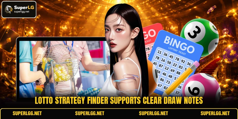 Lotto Strategy Finder supports clear draw notes Lotto Strategy Finder supports clear draw notes