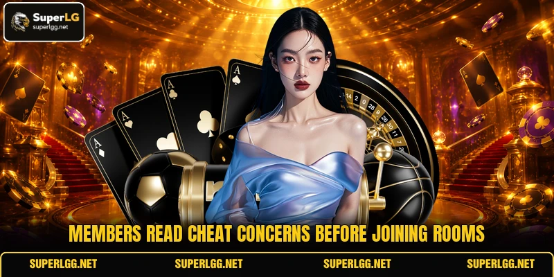 Members read Cheat concerns before joining rooms Members read Cheat concerns before joining rooms