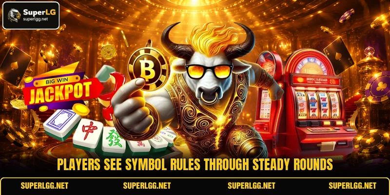 Players see symbol rules through steady rounds Players see symbol rules through steady rounds