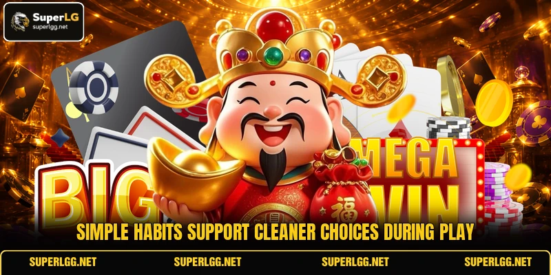 Simple habits support cleaner choices during play Simple habits support cleaner choices during play