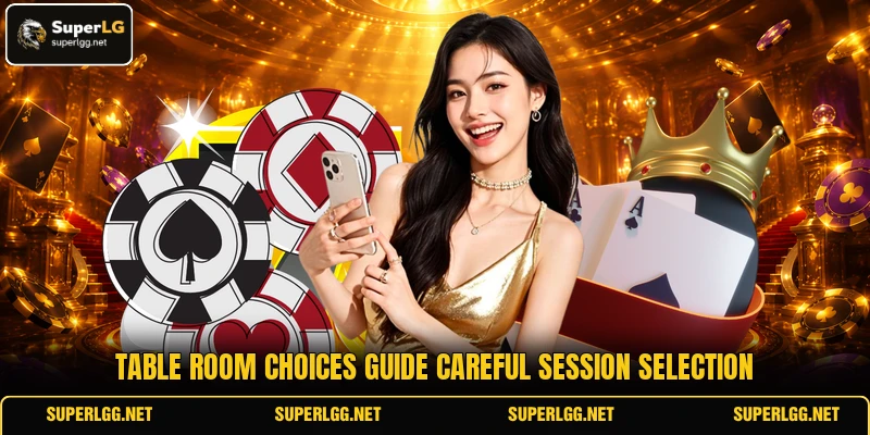 Table room choices guide careful session selection Table room choices guide careful session selection